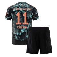 Camisa de Futebol Bayern Munich Kingsley Coman #11 Equipamento Secundário Infantil 2024-25 Manga Curta (+ Calças curtas)